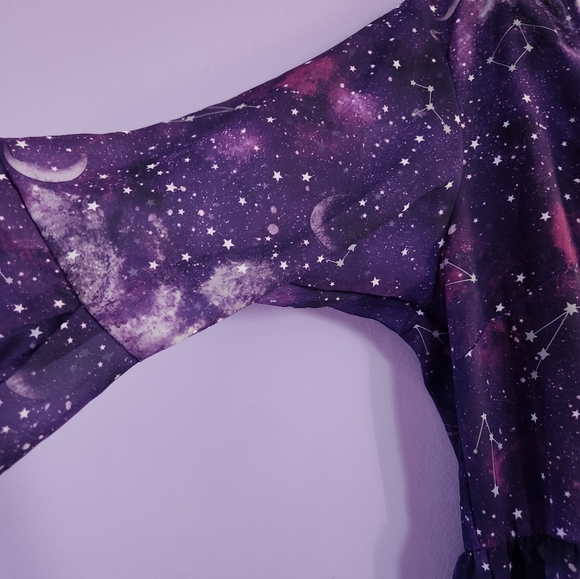 Hot topic plus size 0 starry dress - Picture 4 of 8